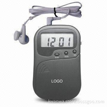 Pill Box with Hearing Aid, Vibration Function, Sized: 6.4 x 2.7 x 10.4cm